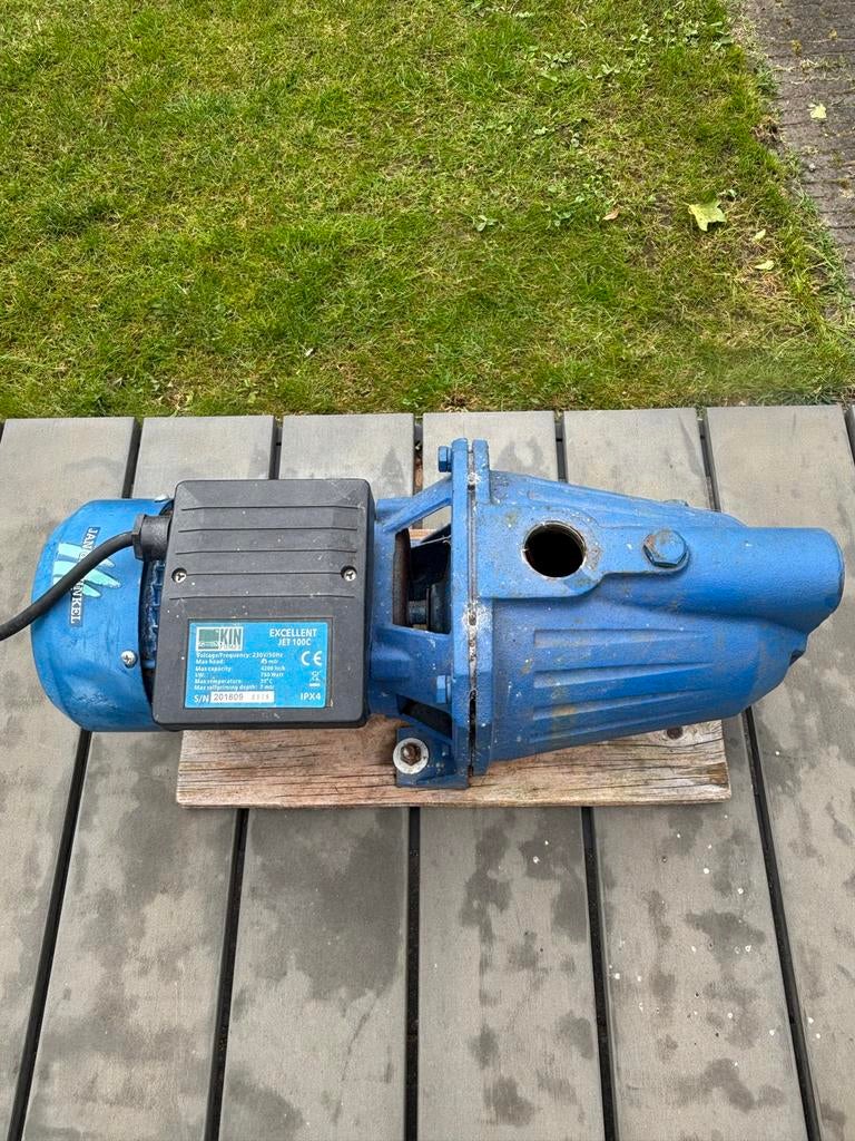KIN Pumps Excellent JET 100C waterpomp, motor draait, Ophalen, Gebruikt, Elektrisch, Besproeiingspomp