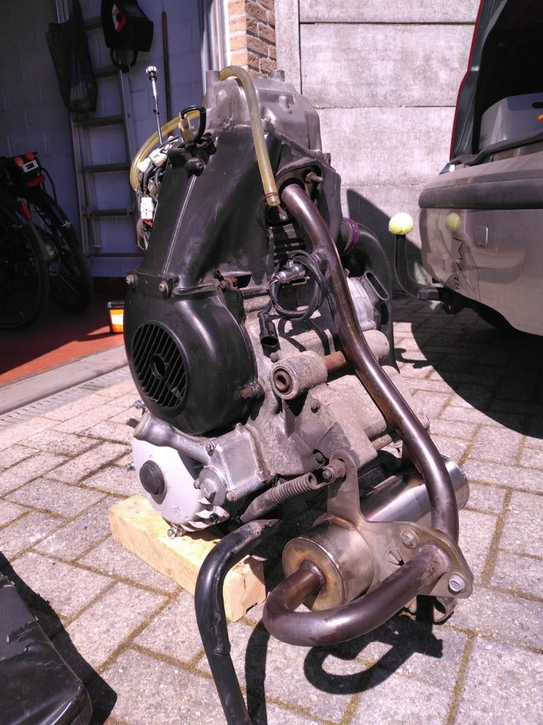 Vespa px , lml , automatisch motorblok incl sportuitlaat , ., Motoren, Ophalen