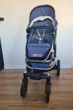 Blauwe Joolz Geo 2 Kinderwagen + Accessoires, Zo goed als nieuw, Verstelbare duwstang, Ophalen, Kinderwagen