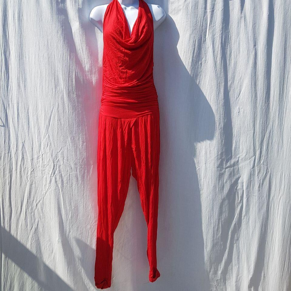 Leuk e rode zomerse jumpsuit. Mt S. Merk Studio Mo Italia, ., Ophalen of Verzenden, Zo goed als nieuw, .