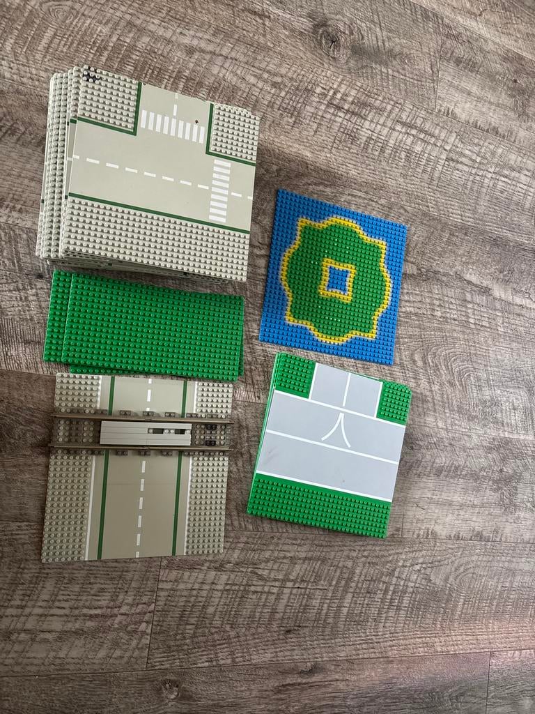 Lego grondplaten, Ophalen of Verzenden, Gebruikt, Losse stenen, Lego
