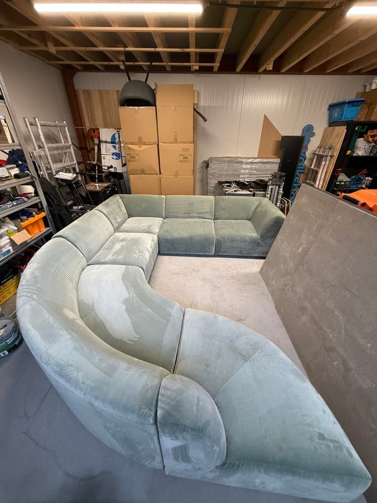 HK Living Jax Elementenbank Mint Groen, Ophalen, Gebruikt, Stof