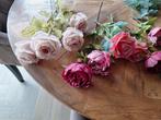 Zijden Rozen en andere takken totaal 14 stuks, Huis en Inrichting, Woonaccessoires | Kunstplanten en Kunstbloemen, Ophalen of Verzenden