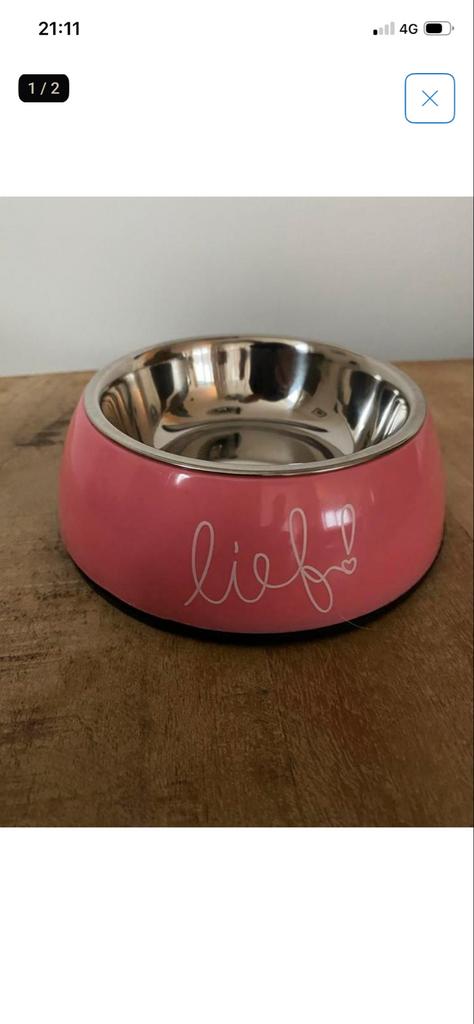 Nieuw klein hondevoer bakje, Ophalen, Nieuw