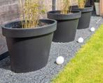 Bloempot E&K Kunststof antraciet D80cm, Ophalen, Kunststof, Gebruikt, 40 cm of meer