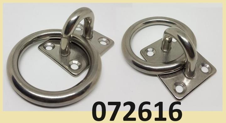 072616 RVS aanlegring 50 x 40 mm. € 7,95, Watersport en Boten, Ophalen of Verzenden, Nieuw, Overige typen