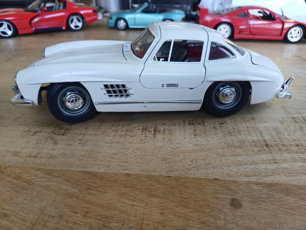 Bburago Mercedes 300SL 1954 1:18 Modelauto, Ophalen of Verzenden, Gebruikt, Auto, Bburago