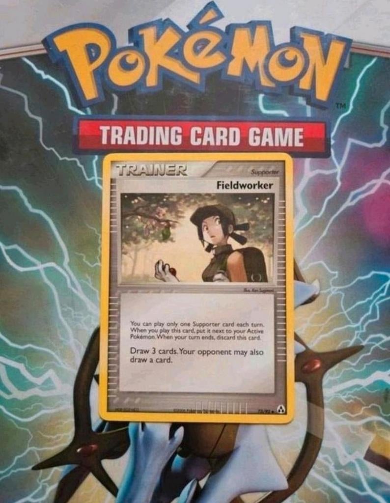 Fieldworker 73/92 Ex Legend Maker pokemon kaart nm, Ophalen of Verzenden, Zo goed als nieuw, Losse kaart
