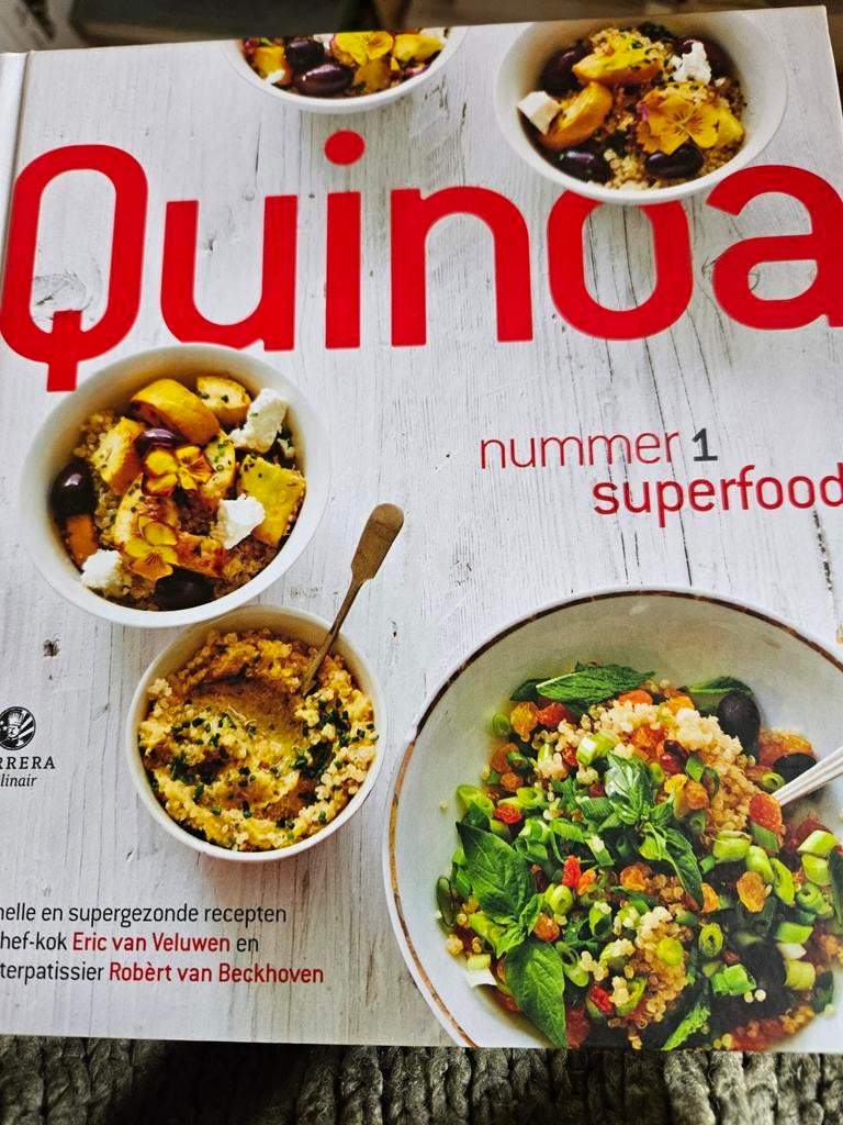 Quinoa Kookboek - Nummer 1 Superfood, Hoofdgerechten, Gezond koken, Ophalen of Verzenden, Zo goed als nieuw