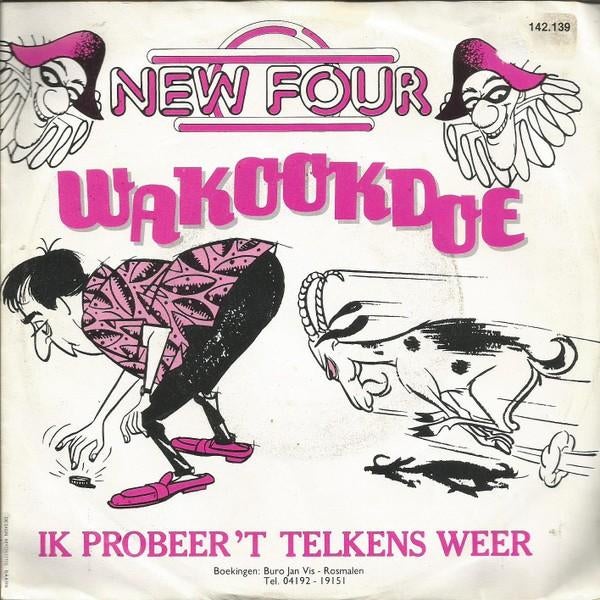 Vinylsingles the new four lijst 2 gezocht, Ophalen of Verzenden, Zo goed als nieuw, Overige formaten, Levenslied of Smartlap