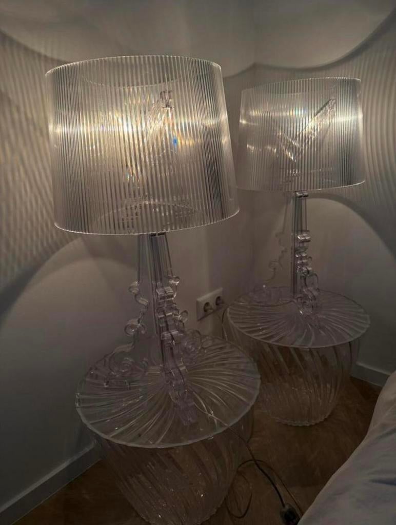 2x Kartell Bourgue tafellamp, Ophalen, Zo goed als nieuw