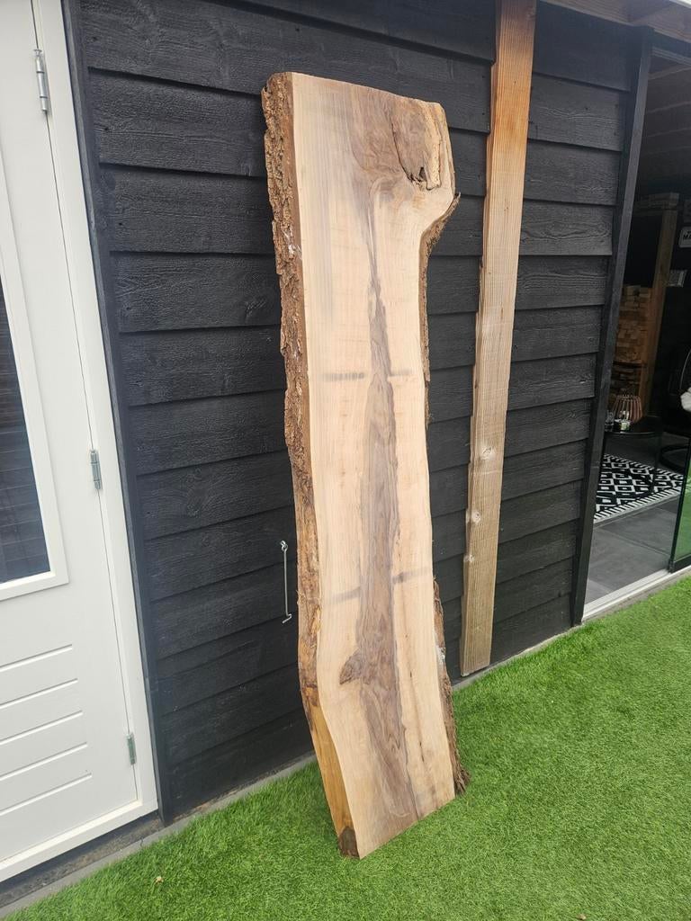 Boomstam blad plank eiken, Doe-het-zelf en Verbouw, Hout en Planken, Ophalen, Eiken, Nieuw, 200 tot 250 cm