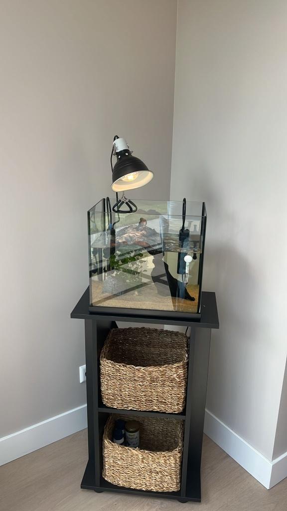 Superfish Start 30 aquarium met meubel - compleet, Dieren en Toebehoren, Vissen | Aquaria en Toebehoren, Gebruikt, Leeg aquarium