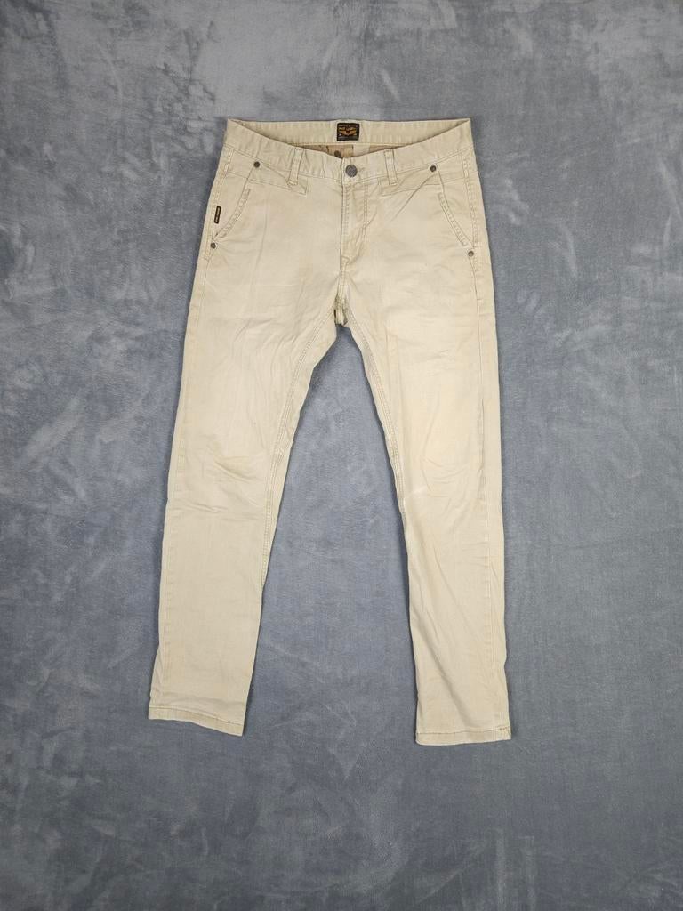 Pme Legend Broek W32 L32 Beige Chino Jeans Pall Mall, Overige kleuren, ., W32 (confectie 46) of kleiner, Ophalen of Verzenden