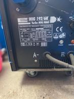 Gude MIG/MAG 192 lasapparaat met volle gasfles, Ophalen