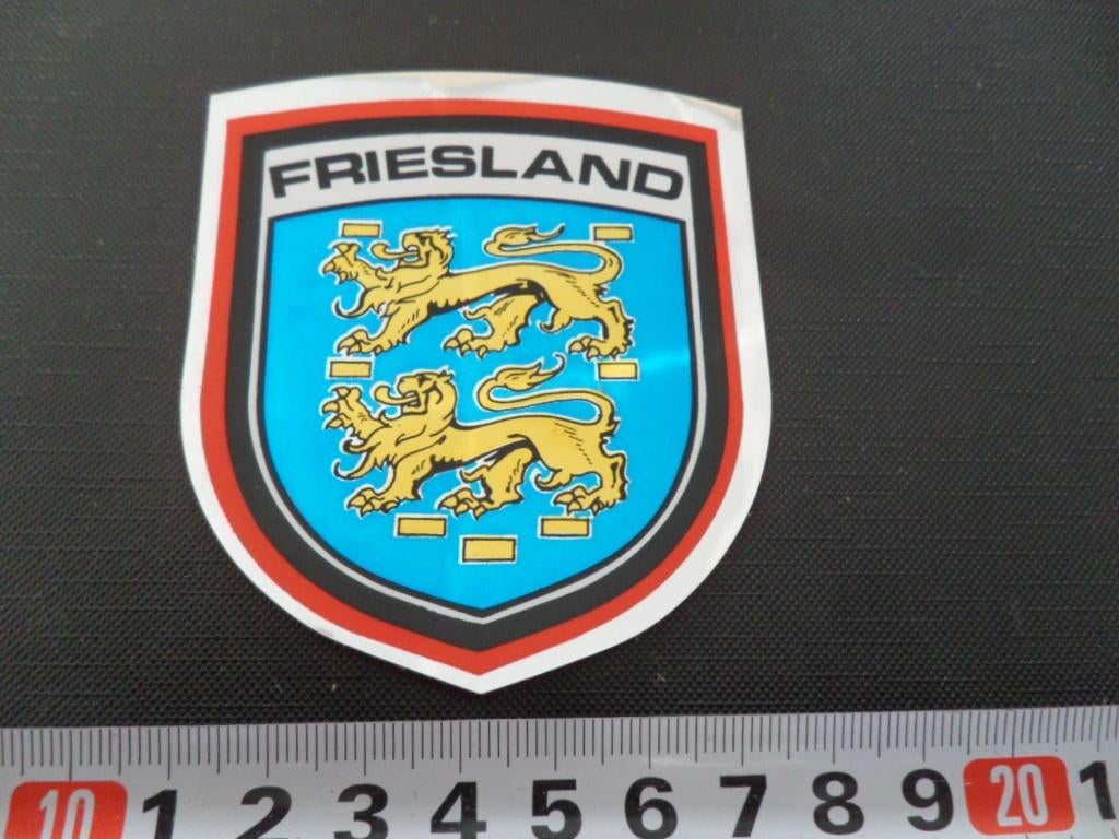 sticker folie provincie wapen FRIESLAND *, Ophalen, Zo goed als nieuw