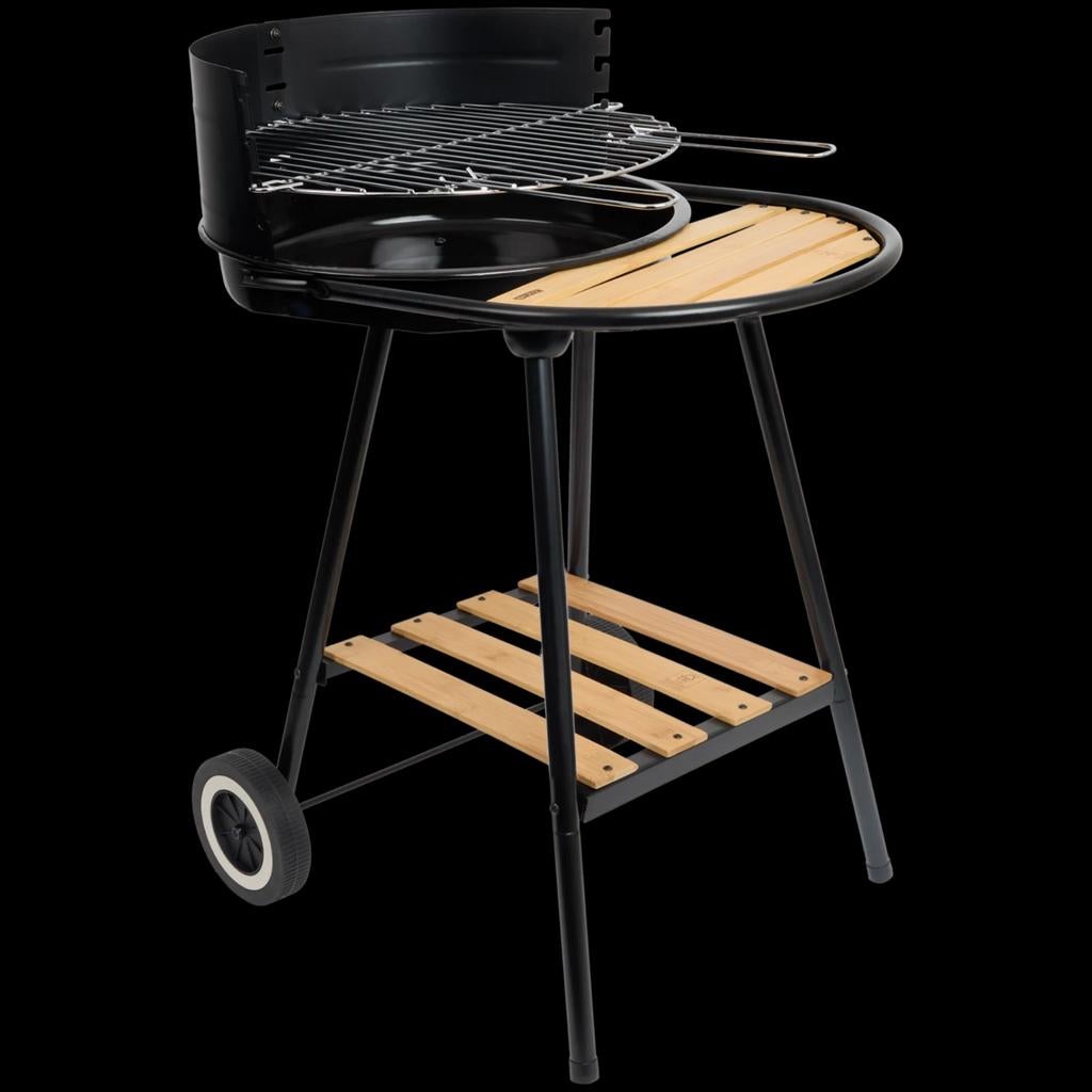 Big Jeff BBQ Grill met bamboe zijtafel, Ophalen of Verzenden, Nieuw, Big Jeff, Met accessoires