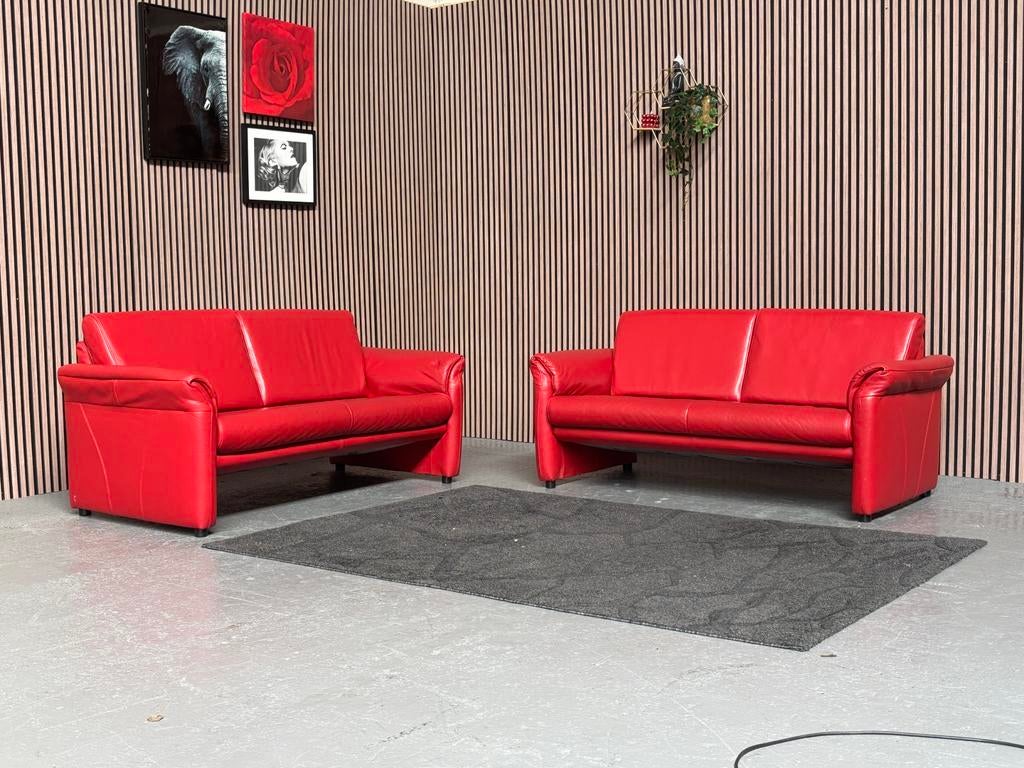 GRATIS LEVERING Set Montel Mondi Banken171x77 GEREINIGD, Huis en Inrichting, Banken | Bankstellen, 150 tot 200 cm, Leer, Ophalen of Verzenden