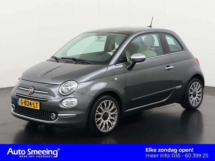 Fiat 500 1.2 Lounge | Panoramadak | Navigatie | Digital Cock, Auto's, Fiat, Bedrijf, Te koop, ABS, Airbags, Airconditioning, Alarm