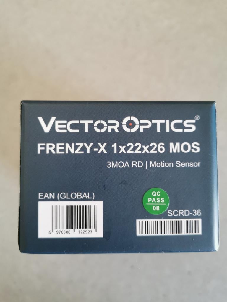 Vector Optics Frenzy-X 1x22x26 MOS Red Dot Sight, Ophalen of Verzenden, Nieuw