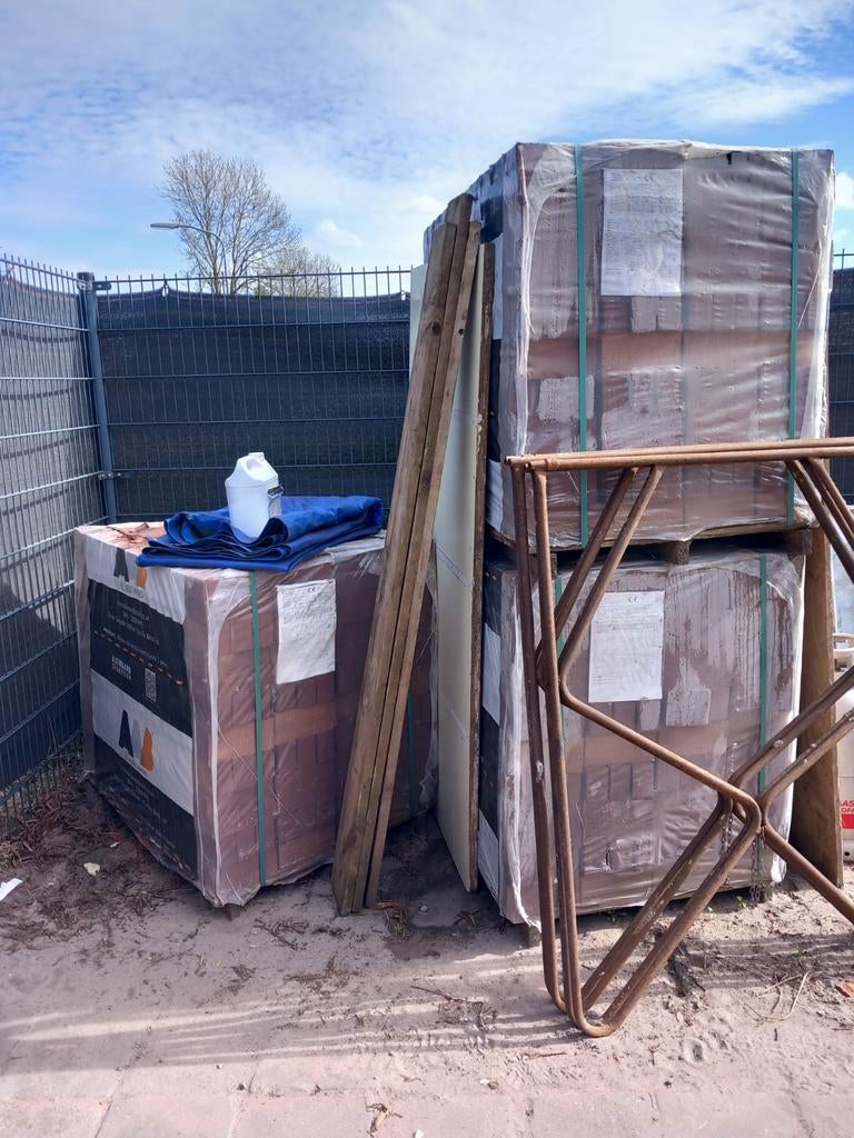 Rode metselstenen, Tuin en Terras, Ophalen, Nieuw, Kunststof, Overige typen