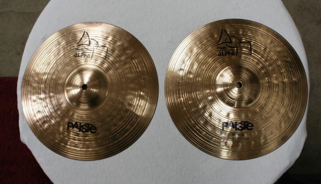 drumstel: paiste alpha 13 medium hihat 705/906, Overige soorten, Jouwdrumstel, Ophalen of Verzenden, Zo goed als nieuw