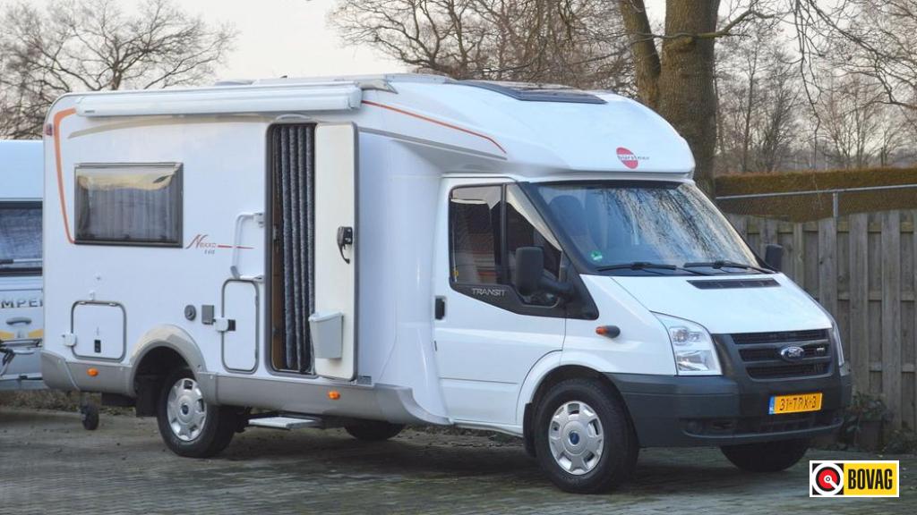 Bürstner Nexxo 610 T incl. Luifel en fietsendr, Caravans en Kamperen, Campers, Buitenlamp, Ford, Treinzit, Tot en met 3