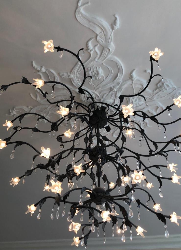 Designer Italian Chandelier, Ophalen