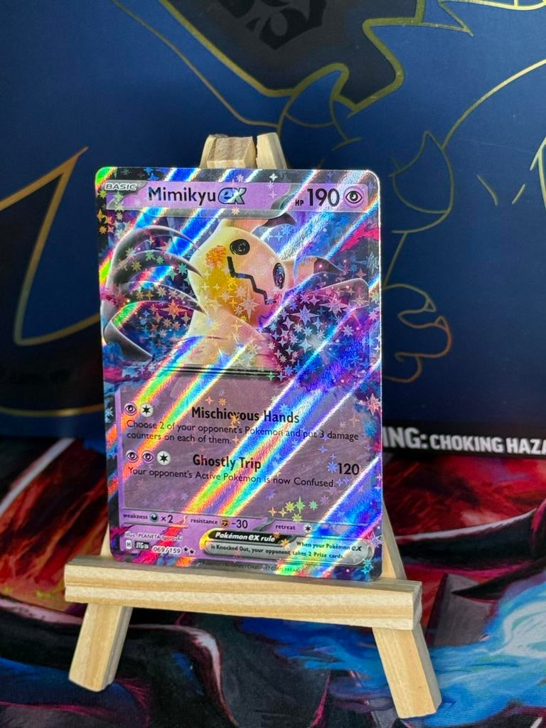 Mimikyu EX 069/159 - Pokémon Kaart - Zo goed als nieuw, Ophalen of Verzenden, Zo goed als nieuw, Losse kaart, Foil