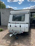 Gezinscaravan met ledikant (4 personen), Caravans en Kamperen, Caravans, 2 aparte bedden, Sterckeman, Treinzit, 4 tot 5 meter