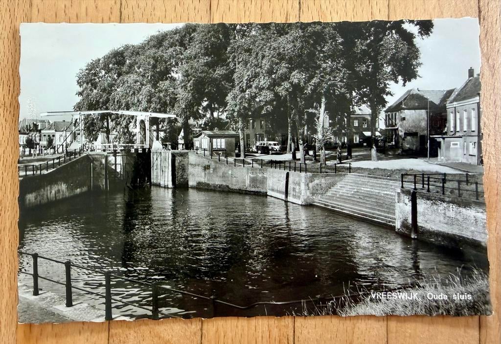 Vreeswijk Oude Sluis originele foto, Ophalen of Verzenden, 1940 tot 1960, Ongelopen, Utrecht