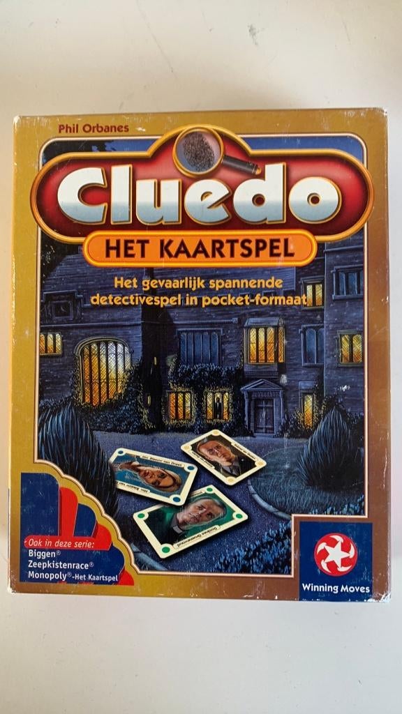 Spelletje Cluedo het kaartspel, Ophalen of Verzenden