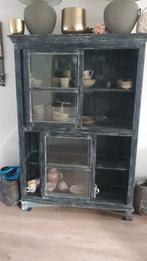 Mooie vitrine kast, Ophalen, 100 tot 150 cm, Pronto, Zo goed als nieuw