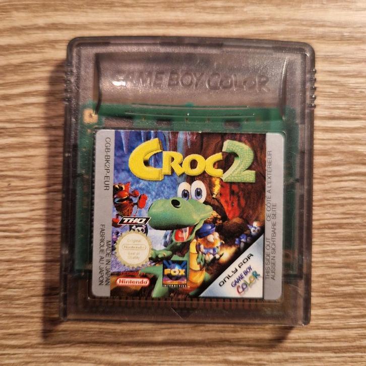 Croc 2 gameboy color, Spelcomputers en Games, Games | Nintendo Game Boy, Zo goed als nieuw, Avontuur en Actie, 1 speler, Vanaf 3 jaar