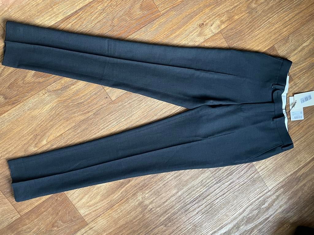 Suitsupply Navy Bird's Eye Soho Trouser - Maat 44, Ophalen of Verzenden, Nieuw, Maat 46 (S) of kleiner, Blauw