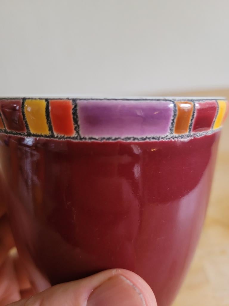 Artesa Fiësta mok/beker. Origineel, handmade, Ophalen of Verzenden, Zo goed als nieuw, Overige stijlen, Kop(pen) en/of Schotel(s)