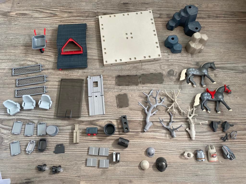 Grijze en zilveren onderdelen, Ophalen of Verzenden, Gebruikt, Los playmobil