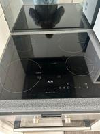 Inductieplaat aeg / oven siemens oud maar werkt, Witgoed en Apparatuur, Kookplaten, Ophalen, 4 kookzones, Zo goed als nieuw, Inbouw