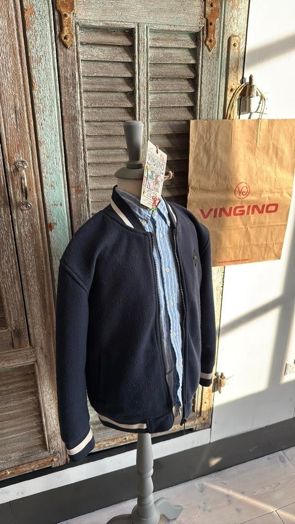 Super gaaf VINGINO fleece bomberjack size 10/140, Gebruikt, Ophalen of Verzenden, Vingino, Jongen