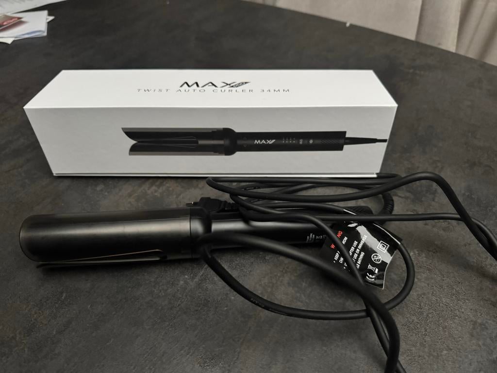 Max Pro Autocurler 34mm - Zo goed als nieuw, Ophalen of Verzenden, Zo goed als nieuw, Krultang of Stijltang
