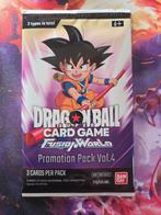Dragon ball fusion world promotion pack vol.4, Ophalen of Verzenden, Nieuw, Booster, Foil