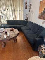 Leolux hoekbank - Faya Lobi stijl - gebogen - donker blauw, Ophalen, Gebruikt, Minder dan 75 cm, Hoekbank