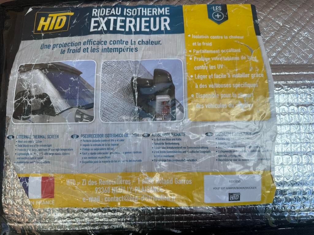 Raam isolatie buitenkant camper Ducato 3-4 /Jumper/Boxer, Caravans en Kamperen, Camper-accessoires, Ophalen, Gebruikt