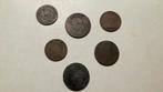 6x munten uit frankrijk 1800 bodemfonds, Ophalen, Frankrijk, Setje