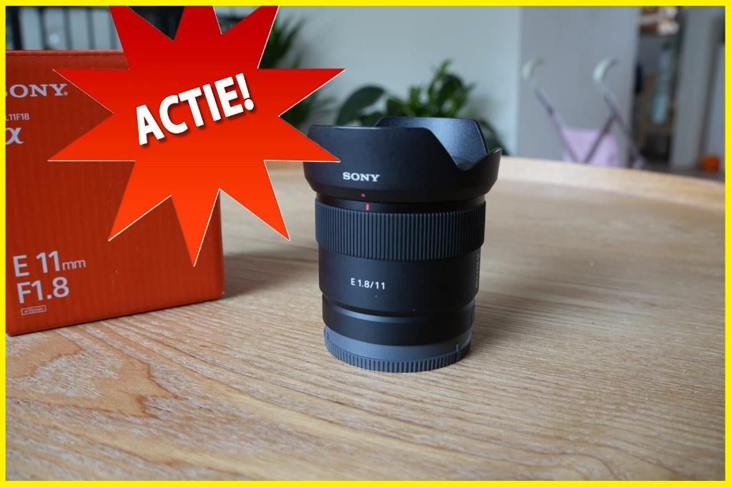 SONY SEL 11 mm f/1.8 (lens for Sony E-mount) NIEUWSTAAT, Ophalen, Zo goed als nieuw, Telelens