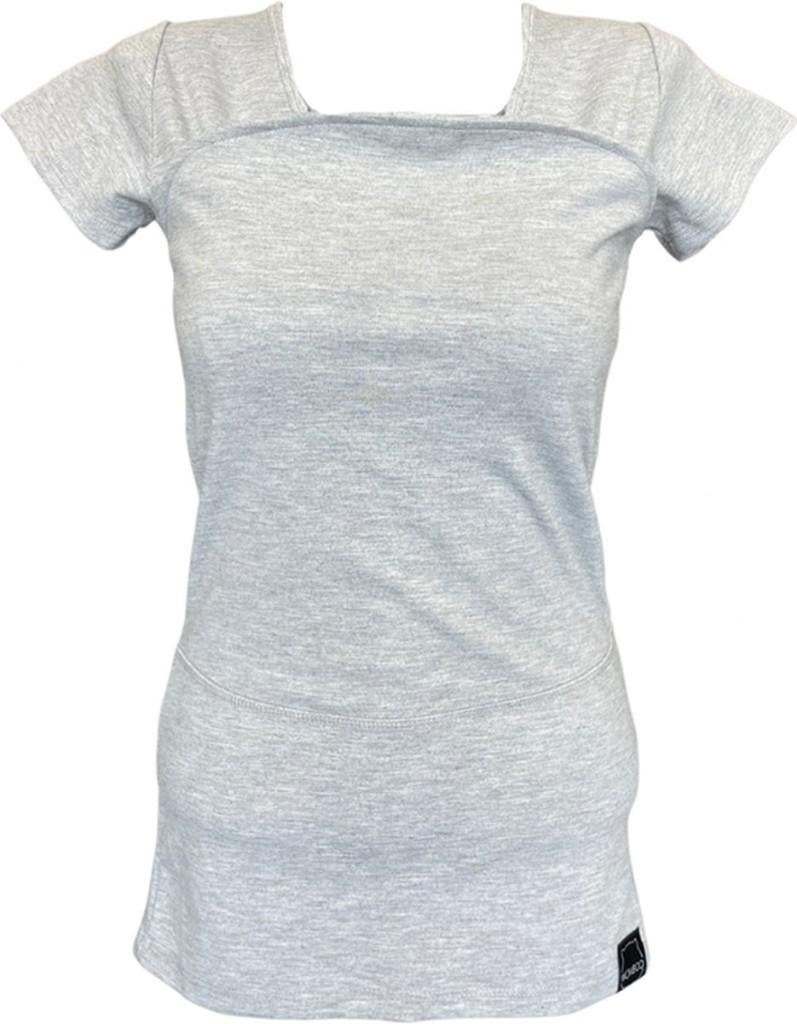 Womboo Buidelshirt - Vrouw - Maat L - Lichtgrijs, Kinderen en Baby's, Nieuw, Rug, Draagzak, Ophalen