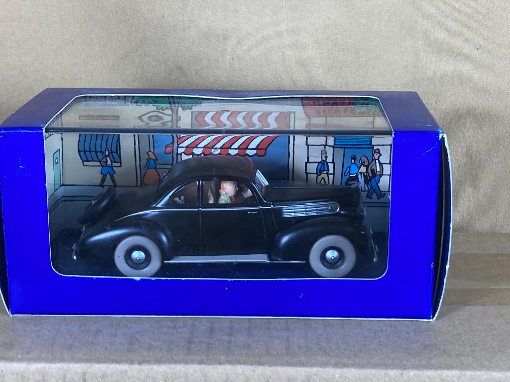 Tintin Kuifje auto De Packard van koning Muskar, Overige merken, --, Auto, Ophalen of Verzenden