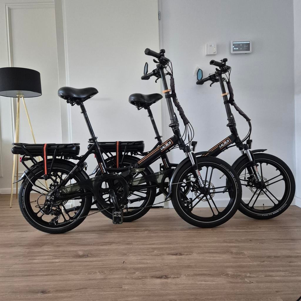 2x Z.G.A.N. Lacros S400 elektrische vouwfietsen (17,5ah), Fietsen en Brommers, Versnellingen, Zo goed als nieuw, Ophalen, Overige merken