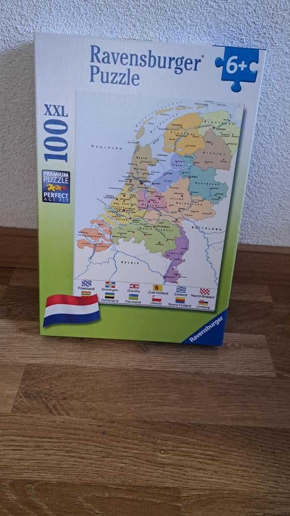 Ravensburger Puzzel Nederland 100 stukjes, Ophalen of Verzenden, Minder dan 500 stukjes, Zo goed als nieuw, Legpuzzel