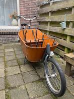 Bakfiets Babboe (opknappertje), Fietsen en Brommers, Fietsen | Bakfietsen, Gebruikt, Huif, 3 kinderen, Ophalen